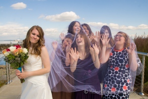 Kelsie with bridesmaids